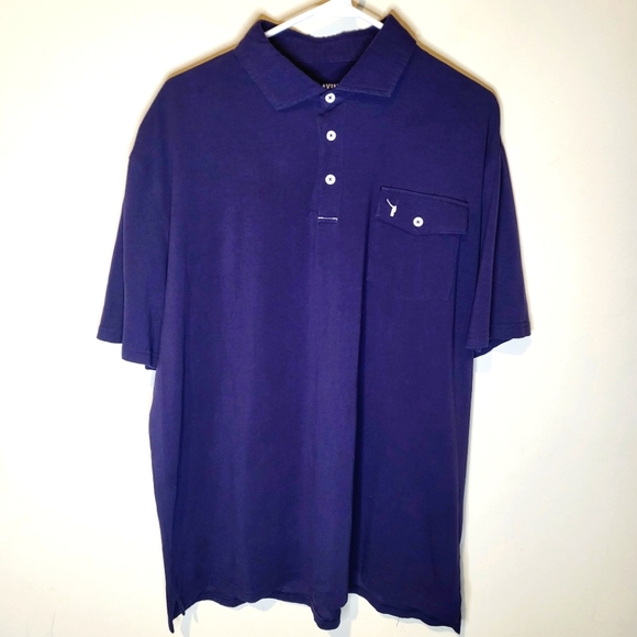 No Laying Up Pocket Performance Golf Polo Shirt Navy Size XXL NLU - Picture 1 of 8
